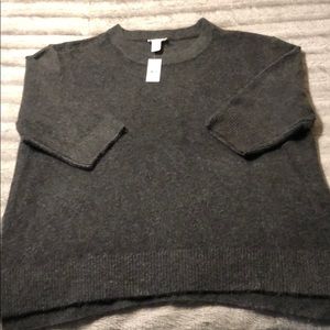 NEW LOFT LOUNGE Gray Sweater Size Medium